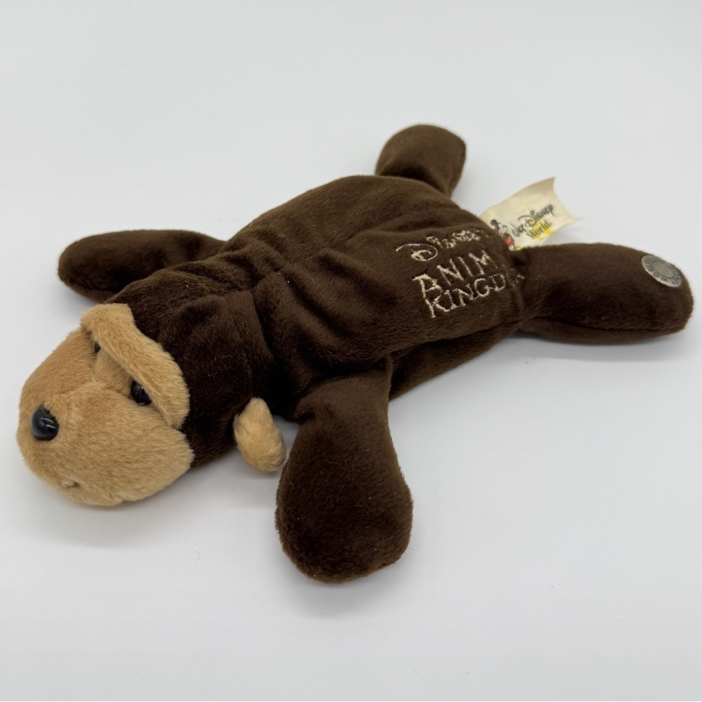 Disney Monkey Plush 8" Animal Kingdom Bean Bag with Sound Chimpanzee Chimp